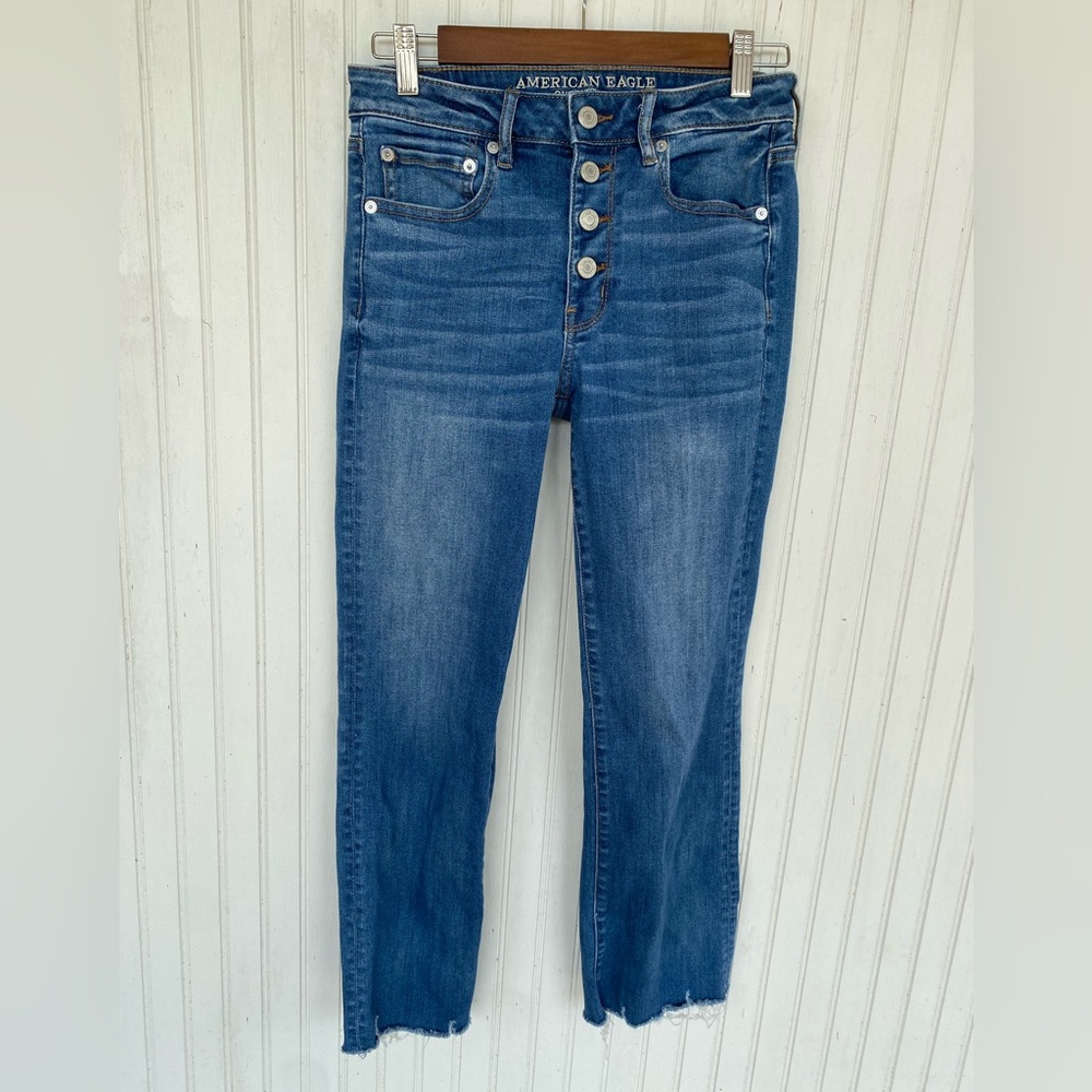 American Eagle Outfitters Blue Straight Leg Jeans